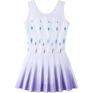 Vestidos de Verano para Niñas al por Mayor, Ropa de Baile Infantil, Vestidos de Ballet de <span class=keywords><strong>Elsa</strong></span>, Vestido de Entrenamiento de Danza Personalizado de Alta Calidad para el Escenario - Product Image 2