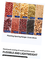 Semoir compact et portable pour une plantation précise des légumes dans les jardins de carottes, les parterres de pépinière et les petits projets agricoles.