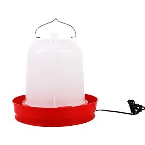 Factory supply automatic waterer heating drinker for chickens,chicken waterer with heater