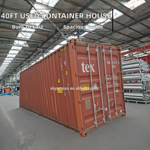 Conteneur maritime d'occasion de 40 pieds, haute capacité, bon état, meilleur <span class=keywords><strong>prix</strong></span>, prêt à être expédié, pour la conception de maisons de campagne, <span class=keywords><strong>maison</strong></span> mobile - Product Image 3