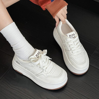 Chaussures à semelle épaisse tendance pour femmes, prix d'usine, baskets antidérapantes pour la marche, style printemps-automne, chaussures décontractées pour femmes
