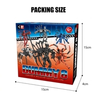 HBAOCH Ensemble de jouets articulés Spider-Man à assembler soi-même, transformable en plusieurs formes, pour garçons et filles, stimulant l'imagination des enfants