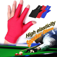 Respirant Tailles Populaires Hommes Femmes Snooker Cue Sport Gant Durable Double Cousu 3 Doigts Piscine S Billard
