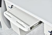 Bureau de travail ignifuge avec structure métallique durable en acier laminé à froid épaissi