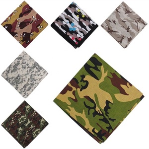 Bandana Mimetica OEM DYland per Uomo, 100% <span class=keywords><strong>Cotone</strong></span>, Quadrata 22x22 Pollici, Stile Europeo e Americano Personalizzato, Multifunzionale - Product Image 6