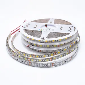 Tira de LED 240V 230V 110V 220V alto voltaje 5M colorido impermeable 12V luz 5050 tira de LED blanca