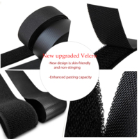 Tailles personnalisées, ruban de fixation extensible avec boucle à crochet, ruban adhésif à coudre à force industrielle Velcroes