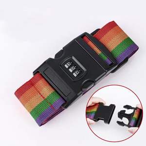 <span class=keywords><strong>DIY</strong></span> Costura Bagagem Strap Belt Acessórios 50mm Webbing Ajustável Side Release Plastic Lock Código Chave Número Combinação Buckle - Product Image 1