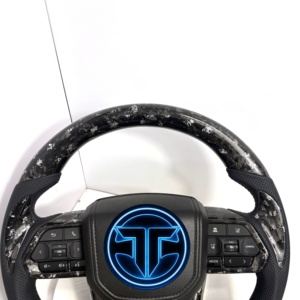 Volant en fibre de carbone forgé pour <span class=keywords><strong>Toyota</strong></span> Prado Land Cruiser Camry Corolla <span class=keywords><strong>GR</strong></span> LC300 LC250 LC200 LC105 LC79 LC70 LC76 N70 N80 - Product Image 4