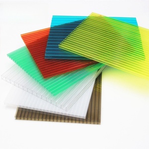 6mm 8mm 10mm Uv ekstrusi jelas seluler Panel berongga polikarbonat Alveolar Police arbonato lembar berongga polikarbonat - Product Image 3