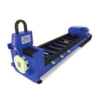 Prix d'usine Pengwo Machine de découpe laser à fibre pour tubes ronds et carrés 1500w Prix bas Machine de découpe laser à fibre