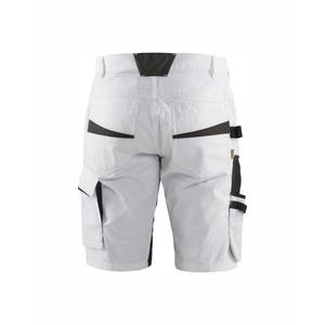BLAKLADER - 109413301098C44 <b>Painters</b> shorts with stretch White/Dark grey - EAN 7330509748398 WORK TROUSERS WORK SHORTS - Product Image 2