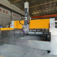 Machine de gravure sur pierre JK-2530 à 4 axes, moteur 7,5 kW, commande PLC, 380 V, longueur de coupe maximale 3200 mm, traitement du marbre et du granit