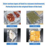 Vente en gros de sachets d'emballage en nylon de qualité alimentaire sacs sous vide hermétiques à joint embossé scellant texturé à chaud pour emballage alimentaire