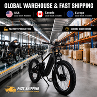 Vélo électrique longue portée EB-P2 75-100KM, batterie lithium 52V23Ah, double moteur 1500W, personnalisable OEM, vente en gros, faible coût de transport maritime
