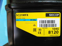 Compresseur à piston hermétique de haute qualité SECOP SC18MFX SC21MFX R134a 220-240V 50Hz MBP pour unité de refroidissement