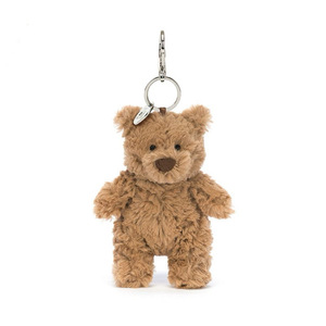 Colgante Jelly Cat con las Tres Etiquetas Originales y un Sello de Acero, con Diseños de Oso de Barcelona, Berenjena y Croissant - Product Image 6