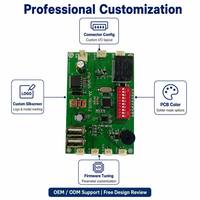 Cerradura Electrónica DC12V RS485 PCBA con Detección de Peso, Verificación de Estado de Bloqueo, Interruptor DIP de 10 Bits y Salida USB Dual, ODM Personalizado