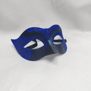 Máscara de Fiesta de Disfraces de <span class=keywords><strong>Halloween</strong></span> Simple, Media <span class=keywords><strong>Cara</strong></span>, <span class=keywords><strong>Pintada</strong></span> a Mano, Morada, Negra, Roja, Multicolor, para Hombres y Mujeres - Product Image 3