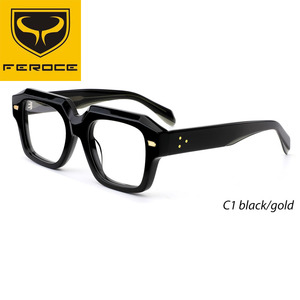 FEROCE 2024 China Fashion Trendy <strong>Acetate</strong> Eyeglasses Glass Optical Frames New <strong>Design</strong> Spectacles - Product Image 2