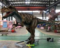 Modèle de dinosaure animatronique Allosaurus de grande taille (8 m), dinosaures électroniques télécommandés pour exposition Jurassic Park