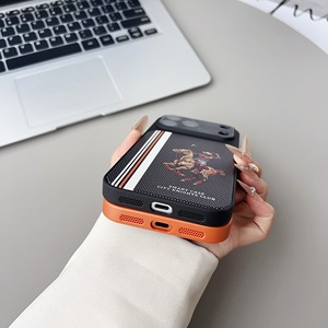 Custodia Magnetica in Pelle per Cellulare City Knights Club per iPhone 17 Air 16 Pro Max con Protezione Lente in Vetro, Marchio Polo, <span class=keywords><strong>Cover</strong></span> Posteriore in PU e TPU - Product Image 4