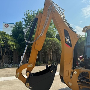 Mini-excavatrice CAT420F d'occasion à bas prix, tractable, avec pelle rétrocaveuse et chargeur frontal, rétrocaveuse Cat420 d'occasion à vendre - Product Image 4