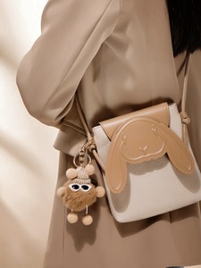 High-end Vintage <b>Small</b> Shoulder Bag New Cowhide PU Premium Phone Bag Crossbody Mini <b>Purse</b> with Single Button Closure for Women - Product Image 4