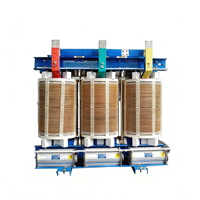 Transformador de Potencia Trifásico de Tipo Seco de 315 kVA Usado, Bobina Toroidal de Aluminio, Estándar IEC 60076, Bajo Ruido, 10 kV/0.4 kV