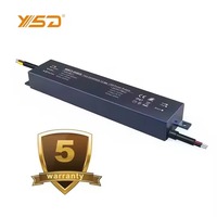 YSD YSD-200WHDS-24 200W Mini LED Driver Alimentation En Aluminium Étanche IP67 CE ROHS Certifié AC-DC 100-277V Entrée Extérieure