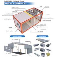 Entrepôt et unité de stockage extérieurs préfabriqués innovants, pliables et peu encombrants, conteneur démontable en kit plat