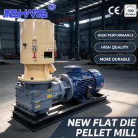 Machine à granulés de haute efficacité certifiée CE, capacité de traitement de 250-350 kg/h, pour sciure de bois et matériaux légers