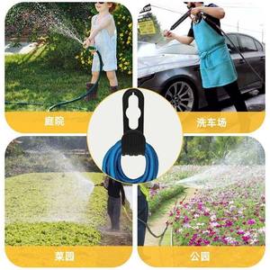 Heavy-Duty Portable Garden <b>Hose</b> Reel <b>Hanger</b> Wall-Mounted Plastic Hook for Car Wash Tool Kit - Product Image 6