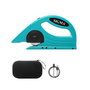 Taglierina Circolare Elettrica con Blocco di Sicurezza e Batteria al Litio per Taglio di Tessuti, Pelle e Tappeti in Casa e Negozio - Product Image 4