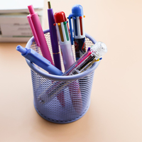 Stylo Gel Multicolore Transparent 6-en-1 en Plastique GemFully pour l'École – Idéal pour Acheter en Ligne