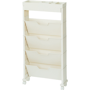 Multi-Layer Movable Plastic <b>Desk</b> <b>Bookshelf</b> Student-Friendly Water Cup Pen Storage Office Stationary Holders Book Rack /Side Stan - Product Image 1