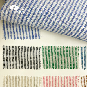 Tessuto in <span class=keywords><strong>Lino</strong></span> 100% <span class=keywords><strong>di</strong></span> Alta Qualità Disponibile in Stock, Tinto in Filo, Lussuoso e Personalizzabile, a Righe Sottili per Camicie <span class=keywords><strong>da</strong></span> <span class=keywords><strong>Uomo</strong></span> - Product Image 1