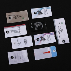 Venta al por mayor de etiquetas de cuidado de logotipo impreso personalizado botón cambiador de tamaño extraíble etiquetas de ropa lavables para ropa - Product Image 3