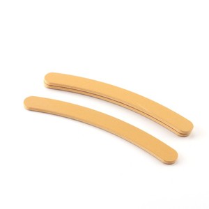 Lima de uñas de plástico curvo Banana 80/100/120/150/180/240 Grano Papel de lija resistente al agua Kit de manicura profesional de larga duración - Product Image 4