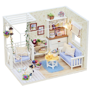 Kit Casa in Miniatura Fai-da-Te in Legno Design Moderno Puzzle 3D per Adulti e Adolescenti - Decorazione di Alta Qualità Ecologica - Product Image 2