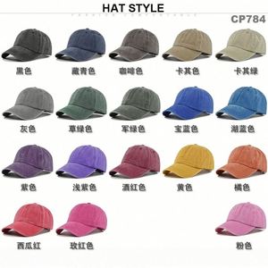 Cheap Custom Embroidered Logo Blank Baseball <b>Cap</b> for Men Soft Dad Hat Vintage Style Original <b>Plain</b> Washed Baseball <b>Cap</b> - Product Image 2