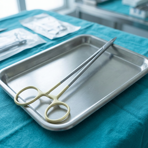 Porte-aiguille microvasculaire chirurgical 2026 en acier inoxydable, instrument manuel certifié CE, pour chirurgie générale, Classe I - Product Image 3