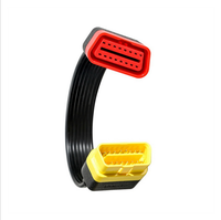 Cable de Extensión OBD2 OBD de 16 Pines para X431 V/V+/PRO/PRO 3/Easydiag 3.0/Mdiag/Golo, Lector de Códigos de Plástico, 1 Año de Garantía