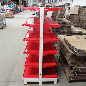 Уникальные стеллажи для супермаркетов, двусторонние сетчатые полки для супермаркетов - Product Image 6