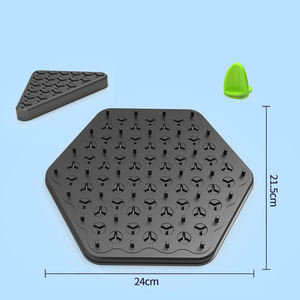 Desktop puzzle rantai catur interkoneksi karet gelang segitiga permainan desktop mainan puzzle - Product Image 5