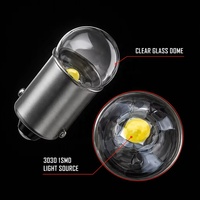 Ampoule LED BA9S 4300K 6000K Blanc Chaud 12V 24V, Ampoules LED T4W T2W Neuves pour Voiture, Éclairage Intérieur Automobile en Verre pour Remplacement
