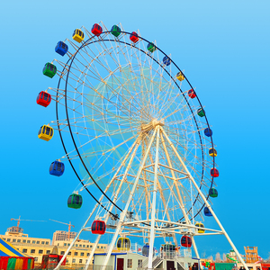 Manèges Grande Roue de 20m à 100m pour Parcs d'Attractions et Centres Commerciaux – Personnalisables, Appelent à la Paix d'Âme de Tous les Âges, Construction en Acier Métallique, Utilisation Extérieure - Product Image 2