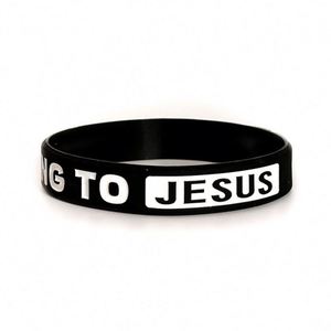 Factory Customized Fashion Silicone Jesus <b>Bracelet</b> <b>Love</b> Pattern Faith <b>Bracelet</b> Party Silicone <b>Bracelet</b> - Product Image 3