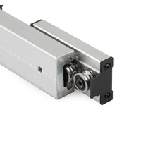 Riel de guía lineal de doble eje integrado de 38 mm de ancho, rodillo deslizante para maquinaria de carpintería CNC, perfil de aluminio SGR15N SGB15N
