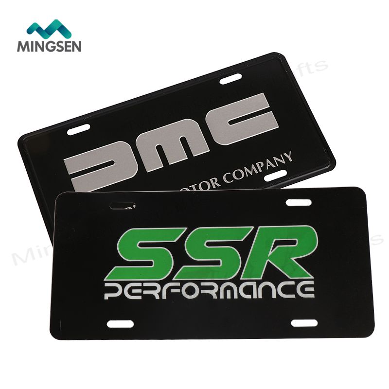 Высококачественный Алюминиевый Автомобильный номерной знак с тиснением на заказ